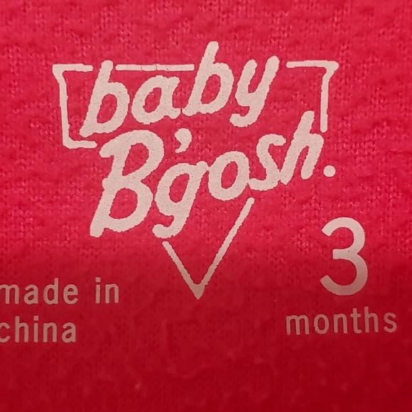 4for20!! Red fleece footie 3m - Picture 2 of 3